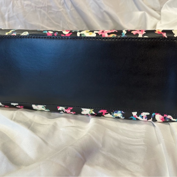 Kate Spade Black Floral Brightwater Dr Rachelle Satchel - Picture 3 of 16